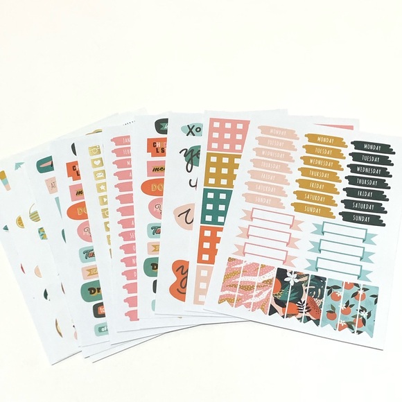 Colorful Planner Sticker Set - Picture 1 of 5